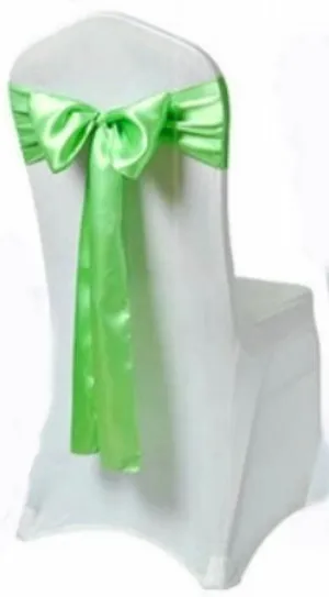 Lime Green Satin Sash